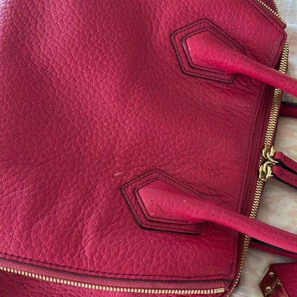 Rebecca Minkoff pink Perry satchel. Great used condition. - Picture 9 of 13